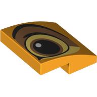 Slope Curved 2 x 2 x 2/3 with Lion Eye print (15068pr9992)