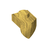 Plate Special 1 x 1 with Vertical Tooth (15070)
