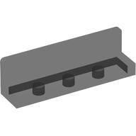 Panel 1 x 4 x 1 with Rounded Corners [Thin Wall] (15207)