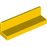 Panel 1 x 4 x 1 with Rounded Corners [Thin Wall] (15207)