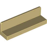 Panel 1 x 4 x 1 with Rounded Corners [Thin Wall] (15207)