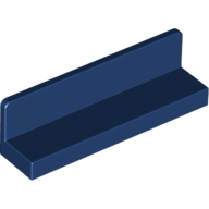Panel 1 x 4 x 1 with Rounded Corners [Thin Wall] (15207)