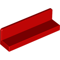 Panel 1 x 4 x 1 with Rounded Corners [Thin Wall] (15207)
