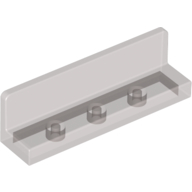 Panel 1 x 4 x 1 with Rounded Corners [Thin Wall] (15207)