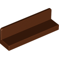 Panel 1 x 4 x 1 with Rounded Corners [Thin Wall] (15207)