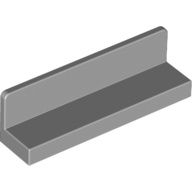Panel 1 x 4 x 1 with Rounded Corners [Thin Wall] (15207)