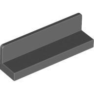 Panel 1 x 4 x 1 with Rounded Corners [Thin Wall] (15207)