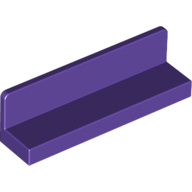 Panel 1 x 4 x 1 with Rounded Corners [Thin Wall] (15207)