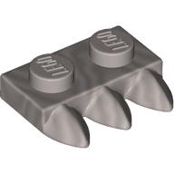 Plate Special 1 x 2 with Three Teeth [Tri-Tooth] (15208)