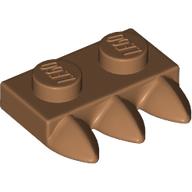 Plate Special 1 x 2 with Three Teeth [Tri-Tooth] (15208)