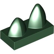 Tile Special 1 x 2 with Two Vertical Teeth / Tooth (15209)