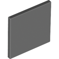 Road Sign Clip-on 2 x 2 Square [Thick Open O Clip] (15210)