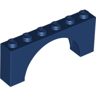 Brick Arch 1 x 6 x 2 - Thin Top without Reinforced Underside [New Version] (15254)