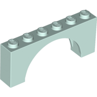 Brick Arch 1 x 6 x 2 - Thin Top without Reinforced Underside [New Version] (15254)