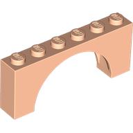 Brick Arch 1 x 6 x 2 - Thin Top without Reinforced Underside [New Version] (15254)