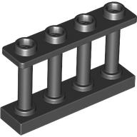 Fence Spindled 1 x 4 x 2 [4 Top Studs] (15332)