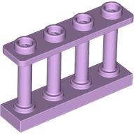 Fence Spindled 1 x 4 x 2 [4 Top Studs] (15332)