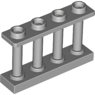 Fence Spindled 1 x 4 x 2 [4 Top Studs] (15332)
