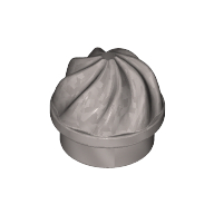 Plate Round 1 x 1 Swirled Top (15470)