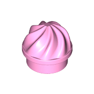 Plate Round 1 x 1 Swirled Top (15470)