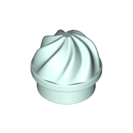 Plate Round 1 x 1 Swirled Top (15470)