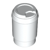 Equipment Cup with Take Out Lid Without Drinking Hole [Plain] (15496)