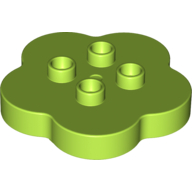 Duplo Flower 4 x 4 x 1 with 4 Top Studs (15515)