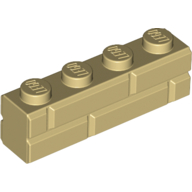 Brick Special 1 x 4 with Masonry Brick Profile (15533)