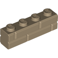 Brick Special 1 x 4 with Masonry Brick Profile (15533)