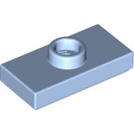 Plate Special 1 x 2 with 1 Stud with Groove and Inside Stud Holder (Jumper) (15573)