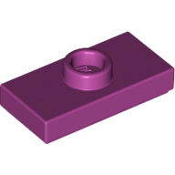 Plate Special 1 x 2 with 1 Stud with Groove and Inside Stud Holder (Jumper) (15573)