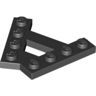Wedge Plate 4 Stud 45° Angle Plate (15706)