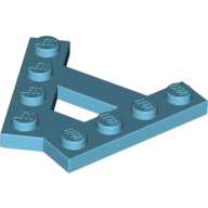 Wedge Plate 4 Stud 45° Angle Plate (15706)
