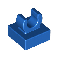 Tile Special 1 x 1 with Clip with Rounded Edges (15712)