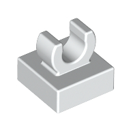 Tile Special 1 x 1 with Clip with Rounded Edges (15712)