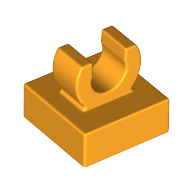 Tile Special 1 x 1 with Clip with Rounded Edges (15712)