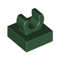 Tile Special 1 x 1 with Clip with Rounded Edges (15712)
