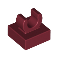 Tile Special 1 x 1 with Clip with Rounded Edges (15712)