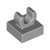 Tile Special 1 x 1 with Clip with Rounded Edges (15712)