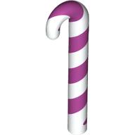 Candy Cane with Magenta Stripes Pattern (1621pat0002)