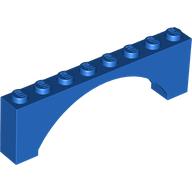 Brick Arch 1 x 8 x 2 Raised (16577)