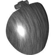 Large Figure Shoulder Cover, Armor, Round, Smooth with Bar (1686)