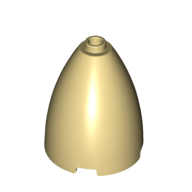 Cone 3 x 3 x 3 (Elliptic Paraboloid) with Internal Axle Hole (1744)