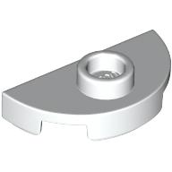 Plate Round 1 x 2 Half Circle with Stud (Jumper) (1745)