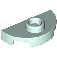 Plate Round 1 x 2 Half Circle with Stud (Jumper) (1745)