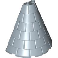 Tower Roof 4 x 8 x 6 Half Cone Shaped with Roof Tiles (1746)