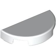Tile Round 1 x 2 Half Circle (1748)