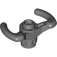 Technic Steering Wheel Pilot's Yoke [Hollow Stud, Axle Hole with + Opening] (18352)