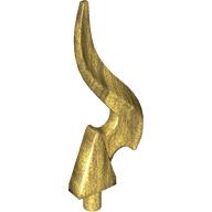 Wave / Flame Rounded Single with Pin (18395)