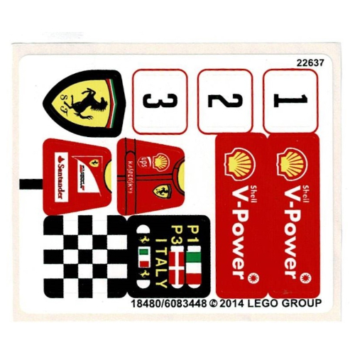Sticker Sheet for Set 40194-1 (18480)